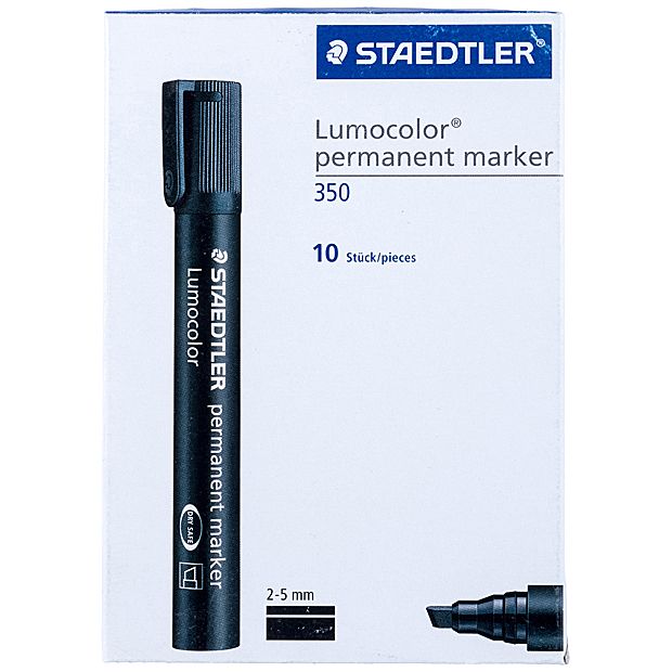 Staedtler - Lumocolor Permanent Marker (Black).