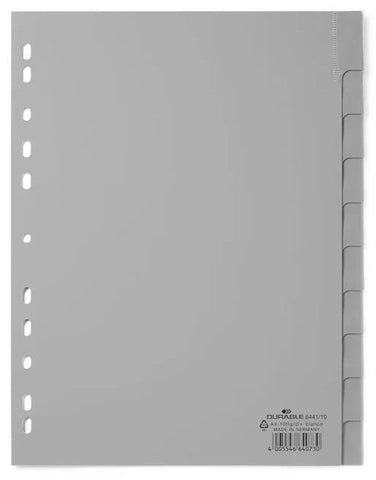 DURABLE DIVIDER A4 10 Sheet 6441-10