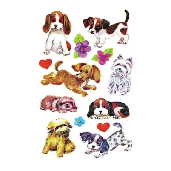 Avery Paper Stickers For Kids, Dogs, 26 Sticker Per 3 Page.