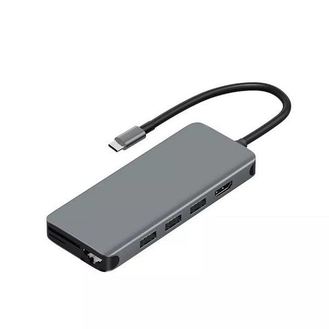 WIWU Alpha 12 in 1 Type C Hub Laptop Adapter USB C To USB 3.0 .