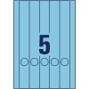 Avery Filing Labels Permanent -Blue,20 Sheets Long ,W 38 mm x H 297 mm L4749-20
