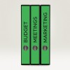 Avery Filing Labels Permanent-Green 20 Sheets, Long W 38 mm x H 297 mm L4750-20