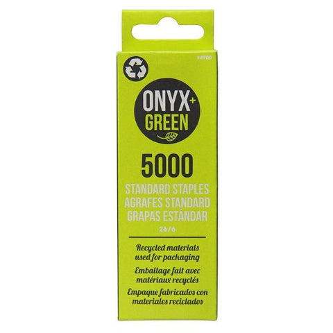 Onyx & Green 26/6 Staple Pins 5000 Pack (4900).
