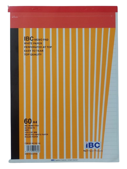 IBC Memo Pad MP001 -A4