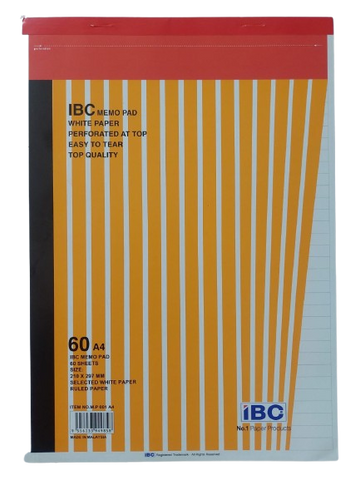 IBC Memo Pad MP001 -A4