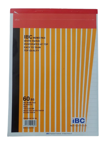 IBC Memo Pad MP001 -B5