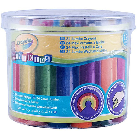 Crayola - JUMBO CRAYONS 24 MAXI.