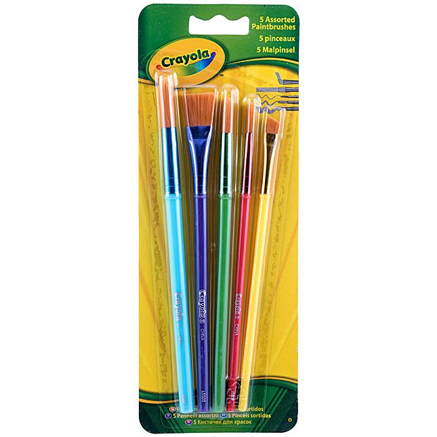 Crayola - 5 PAINT BRUSHES.