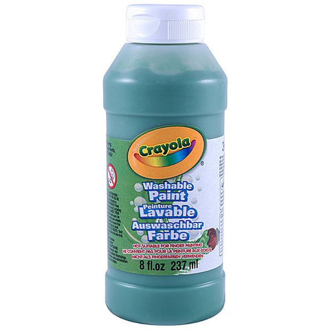 Crayola - Washable Paint 237ml (Green).