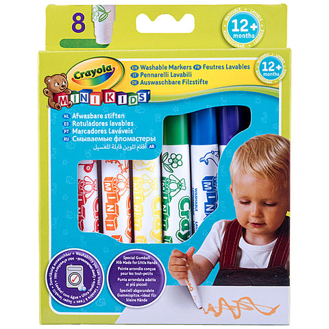 Crayola - 8 Washable Markers.