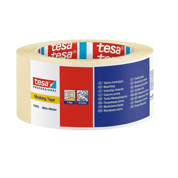 TesaÂ General Purpose Professional MaskÂ Tape, 50mx50mm.