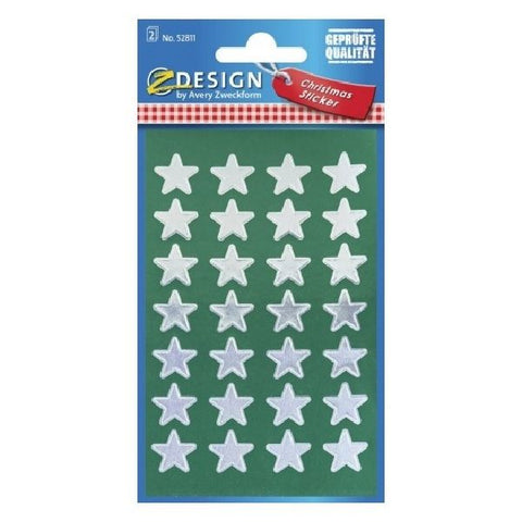 Avery Christmas Stickers, Stars, 56 Sticker Per 2 Page.