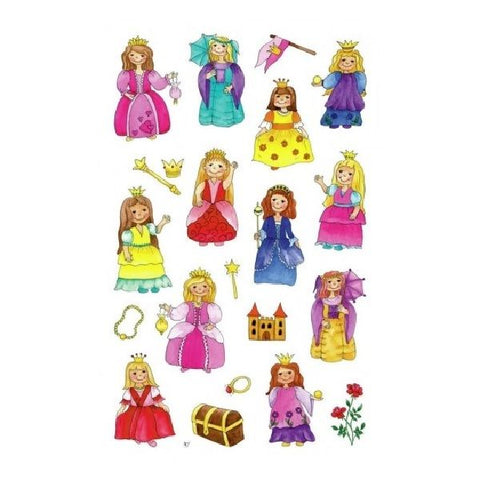 Avery Paper Stickers For Kids, Princess, 57 Sticker Per 3 Page.