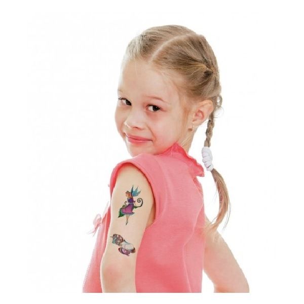 Avery Temporary Kids Tattoo, 11 Fairies/Unicorns Tattoos Per 1 Page.