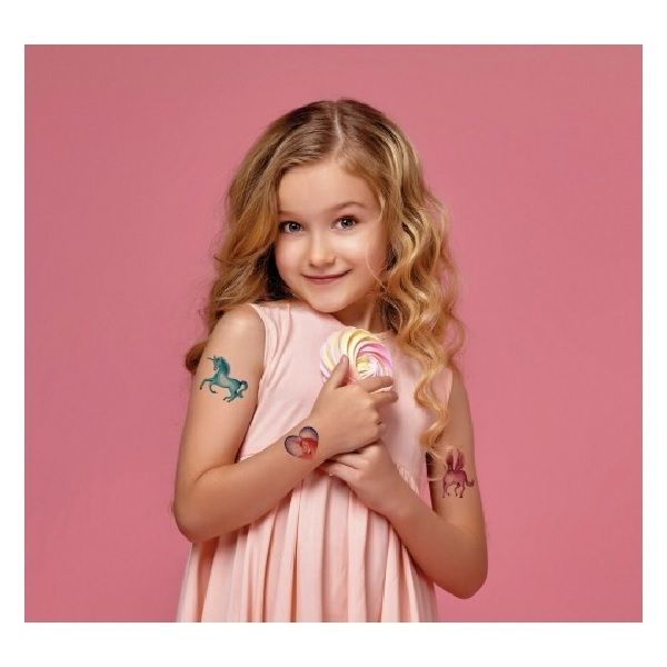 Avery Temporary Kids Tattoo, 10 Unicorns Tattoos Per 1 Page.