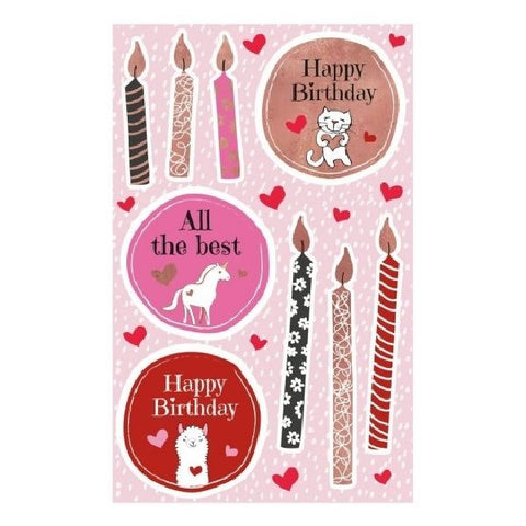 Avery Decorative Sticker "Happy Birthday", 19 Sticker Per 1 Page.