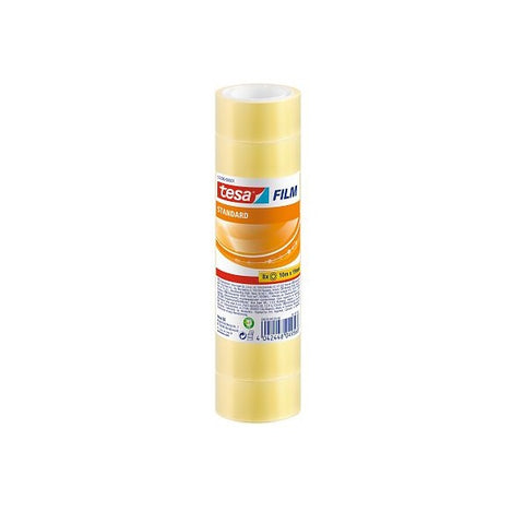 Tesa film Tape, 10Â m x 19Â mm (Pack of Â 8Â Rolls).