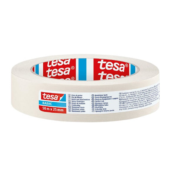 Tesa Basic Masking Tape, 50mx25mm.