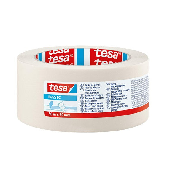 Tesa Basic Masking Tape, 50mx50mm.