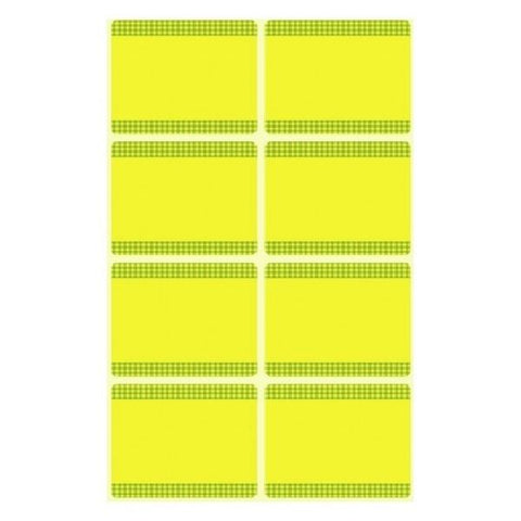 Avery Freezer Labels, Yellow Frame, 40 Labels Per 5 Pages.