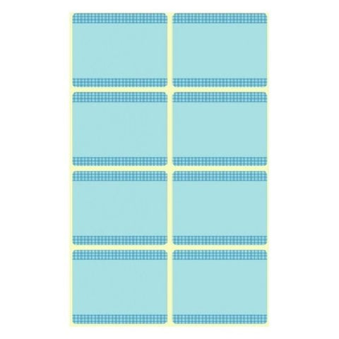 Avery Freezer Labels, Blue Frame, 40 Labels Per 5 Pages.