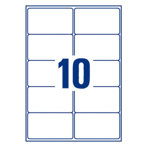 Avery Address Labels For C4/C5 Envelopes -White , 1000 Labels , W 99.1 mm x H 57 mm L7173-100