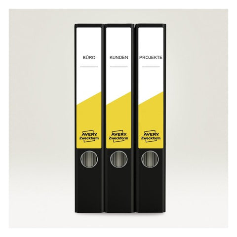 Avery Filing Labels Removable-White Removable, 20 + 10 Extra Sheets Short W 38 mm x H 192 mm L4760REV-20