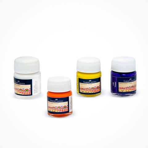 Faber Castell-Fabric Paint 12 Colors