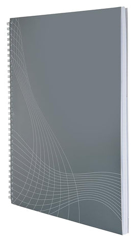 Avery Spiral-Bound ( wire ) -Light Grey , 90 gm , 80 Sheets , A4 , Lined