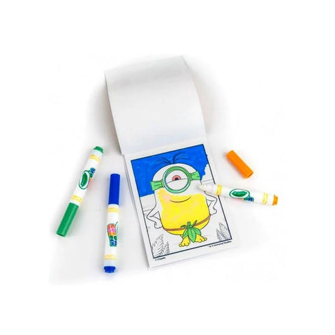 Crayola Color Wonder Coloring book with markers Minions.