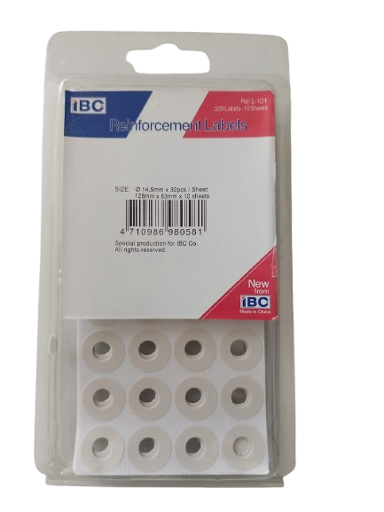IBC Reinforcement Labels 14.5mm 320 Labels