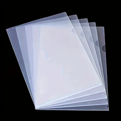 L Shape Plastic Folder Pkt-12
