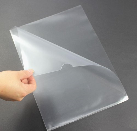 L Shape Plastic Folder Pkt-12