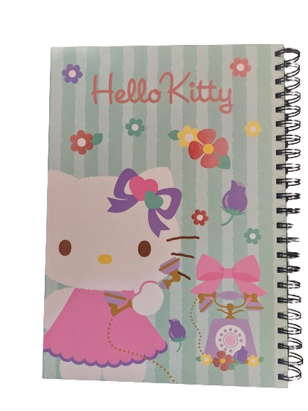 HELLO KITTY SPIRAL NOTE BOOK 100 SHEETS A4