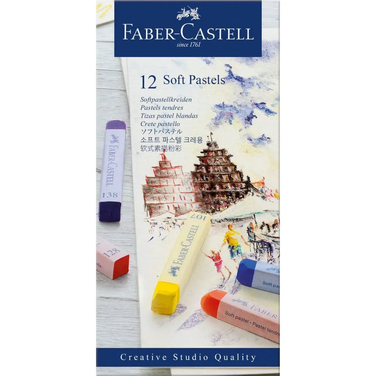 Faber Castell Soft Pastel -12 Colors