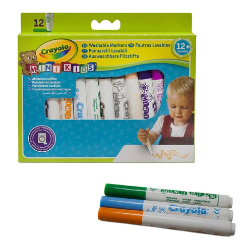 Crayola - 12 Washable Markers 03-8325