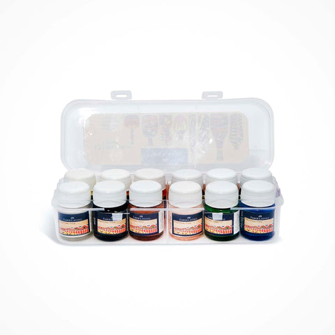 Faber Castell-Fabric Paint 12 Colors