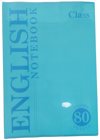 Class Note Book English 2 Lines 80 sheets A4 PPJ-80-9911