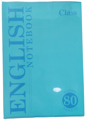 Class Note Book English 2 Lines 80 sheets A4 PPJ-80-9911