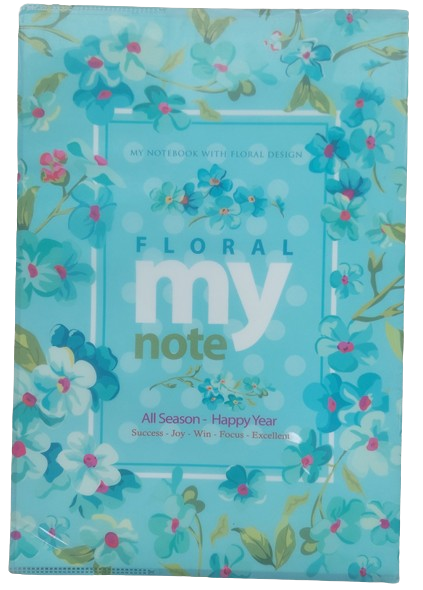 Class My Floral Note Book -A4 , 100 Sheets