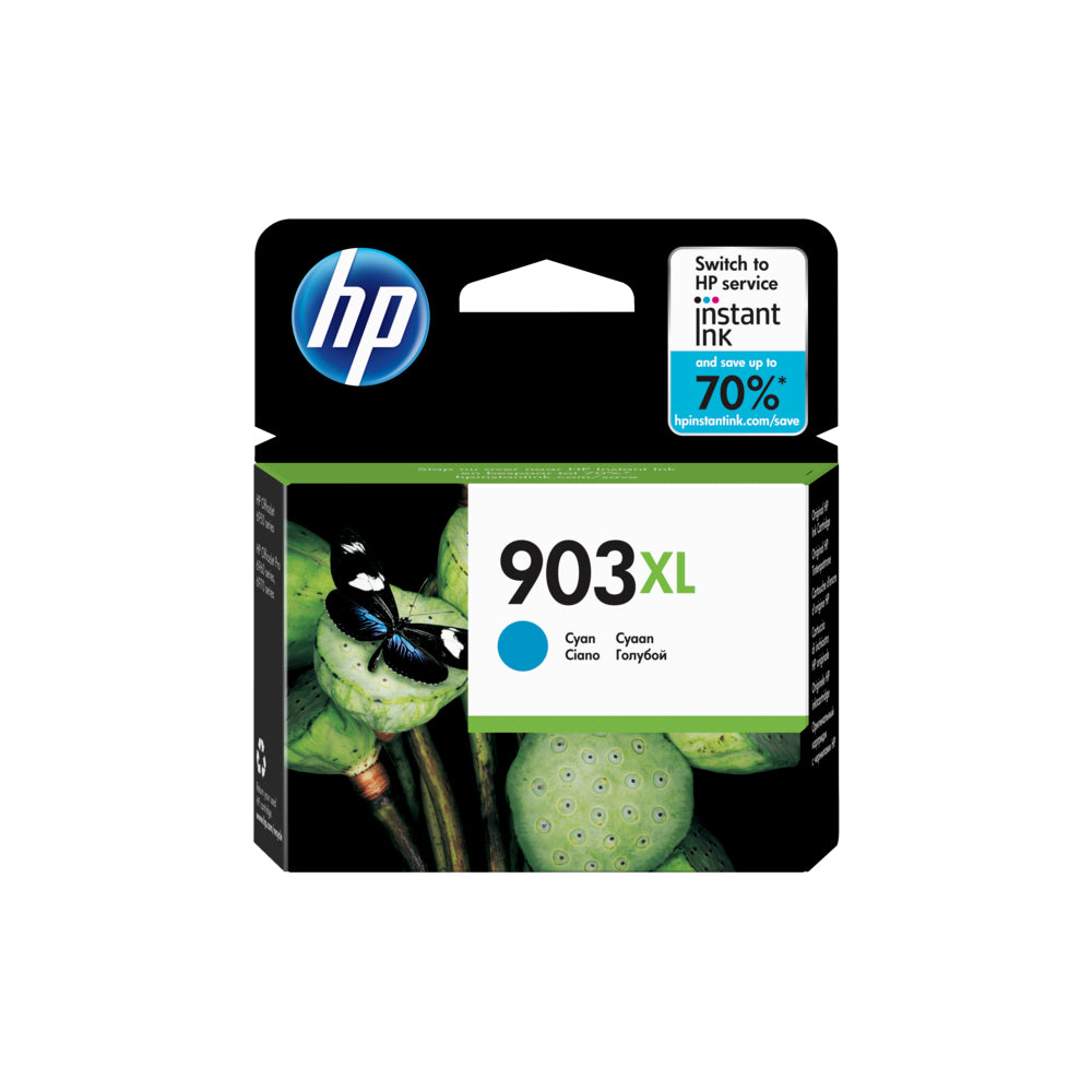 HP 903XL High Yield Cyan Original Ink Cartridge (T6M03AE)...