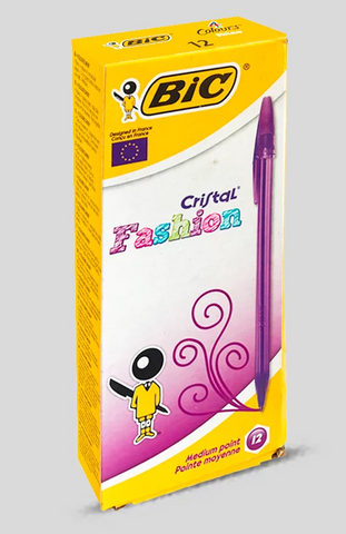 BIC Pen Crystal Fashion-Pink 1.2 mm