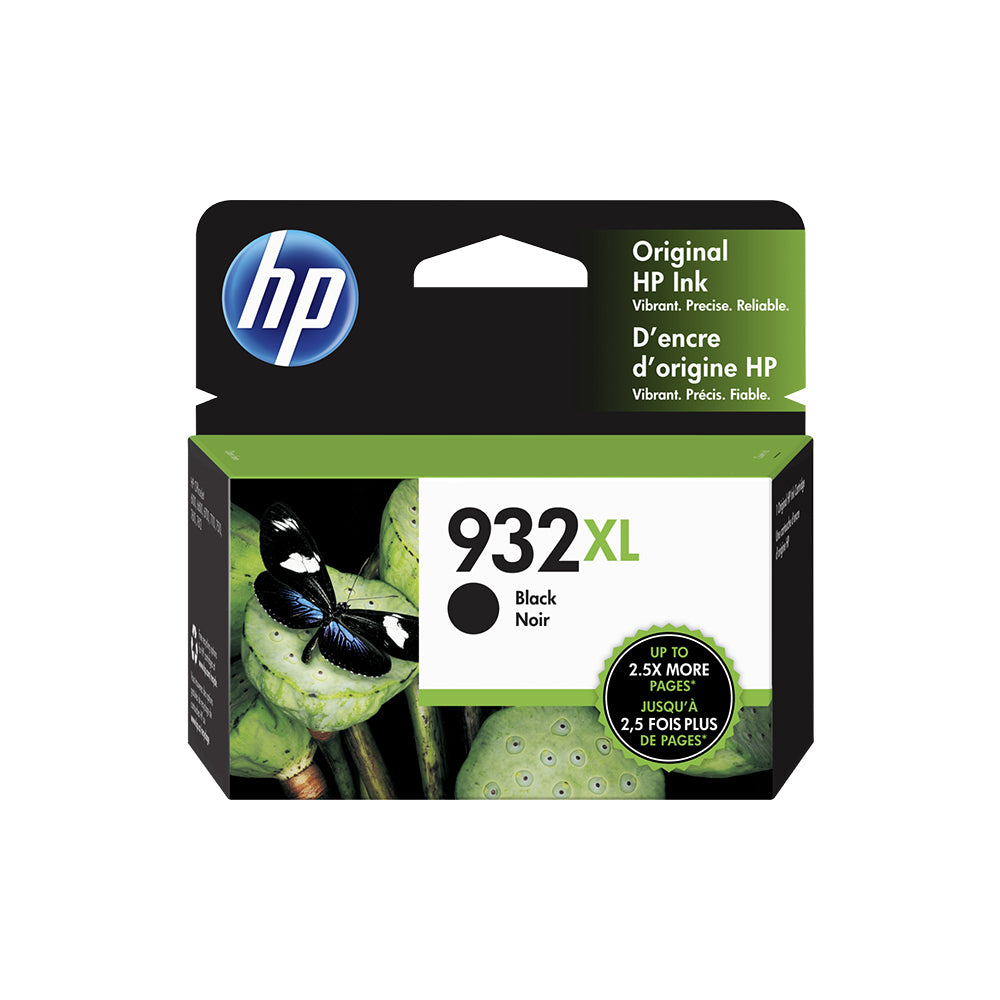 HP 932XL High Yield Black Original Ink Cartridge (CN053AE)...