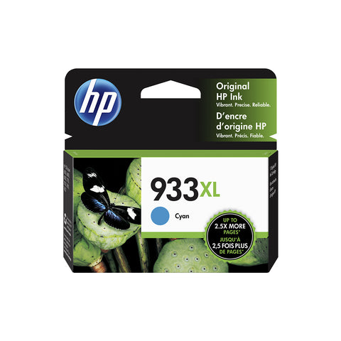 HP 933XL High Yield Cyan Original Ink Cartridge (CN058AE)...