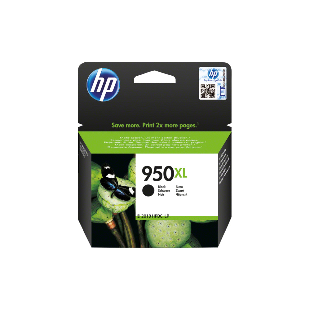 HP 950XL High Yield Black Original Ink Cartridge (CN045AE)...