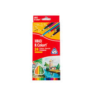 IBC Color Pencils 24 Triangular 24 Colors Long