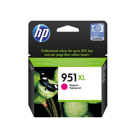 HP 951XL High Yield Magenta Original Ink Cartridge (CN047AE)...