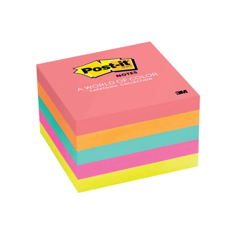 3M Post It Sticky Notes Cape Town -Neon , 5 Pads , 76 mm x 76 mm