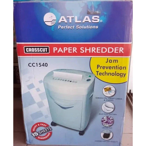 ATLAS CC1540 Cross Cut Paper Shredder...