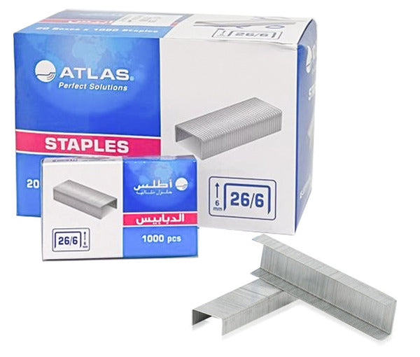 Atlas Staples 26/6, 1000 Staples Pkt-20.